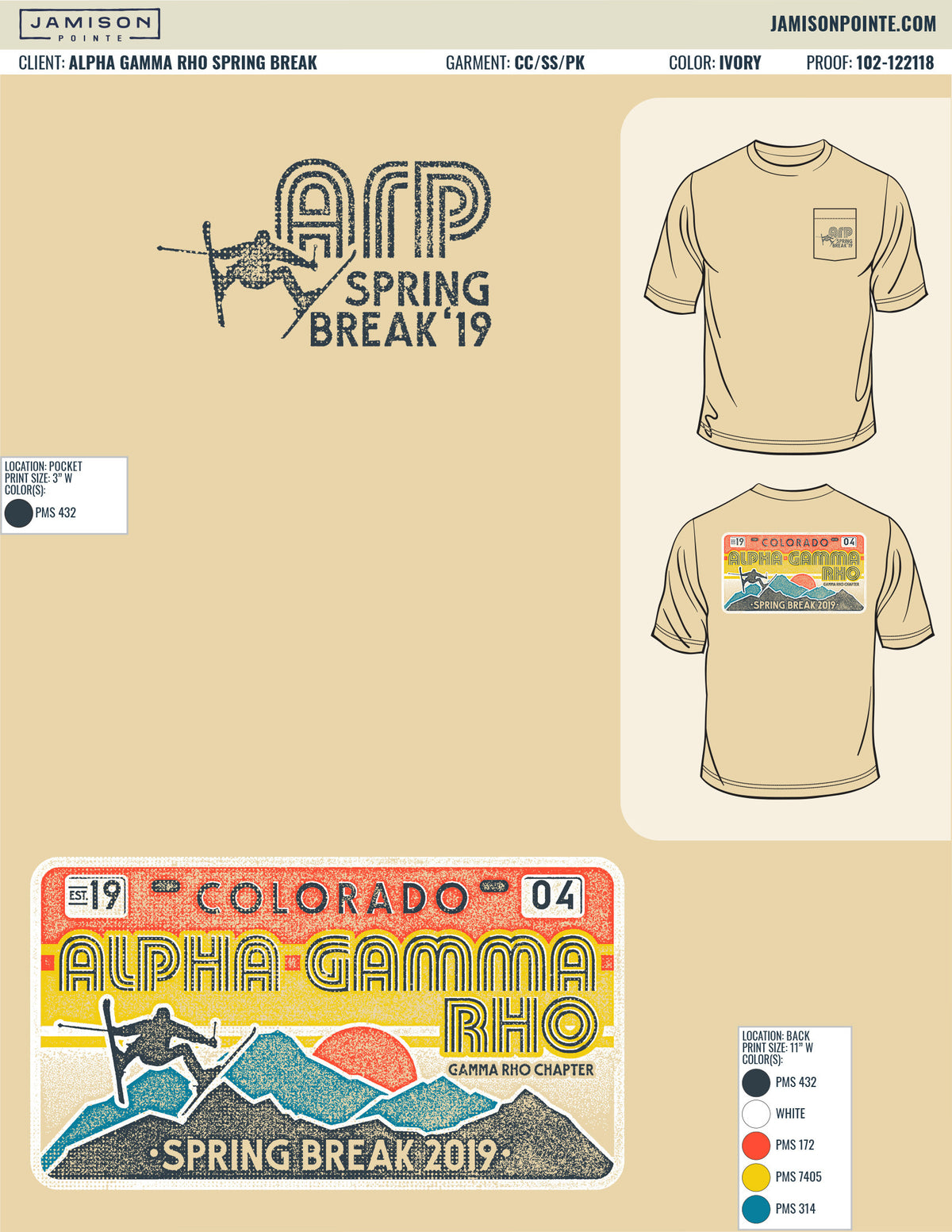 Alpha Gamma Rho Spring T-Shirt