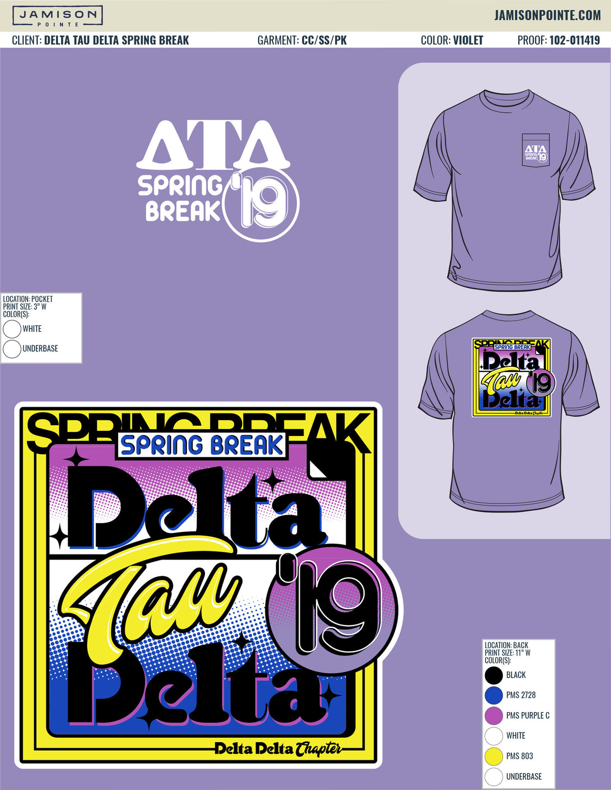 Delta Tau Delta Spring T-Shirt