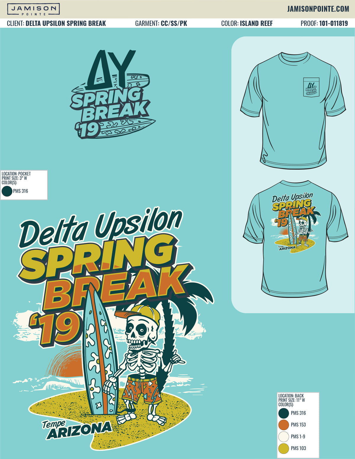 Delta Upsilon Spring T-Shirt