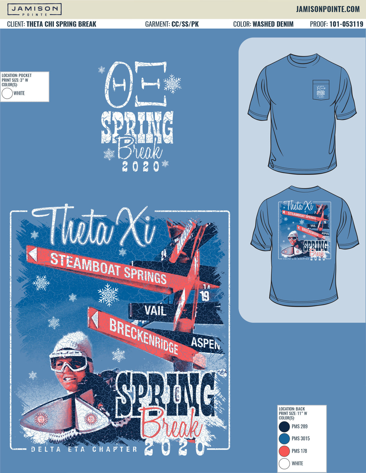 Theta Chi Spring Break T-Shirt