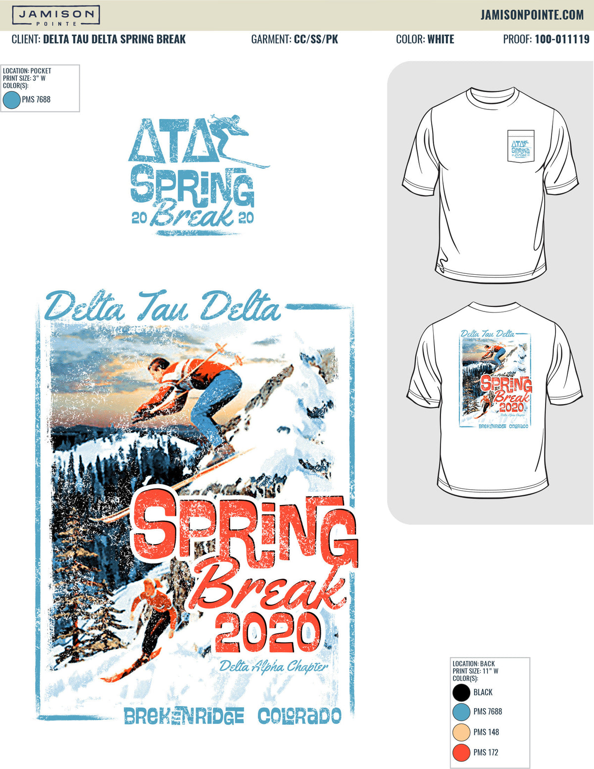 Delta Tau Delta Spring Break T-Shirt
