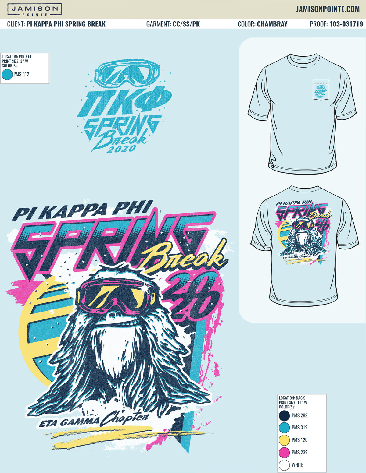 Pi Kappa Phi Spring Break T-Shirt