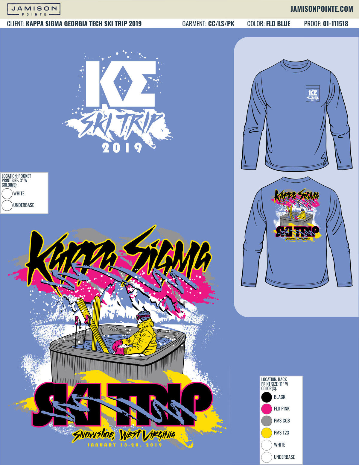 Kappa Sigma Georgia Tech Ski Trip T-Shirt