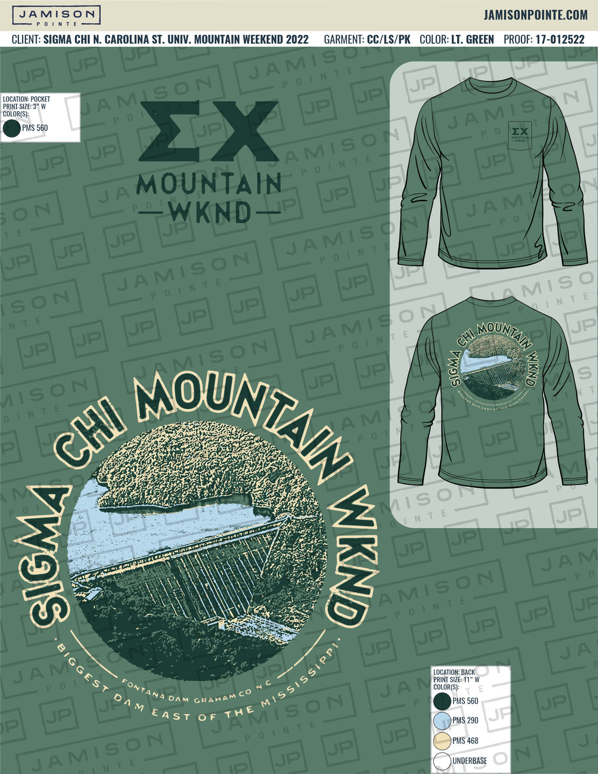 Sigma Chi North Carolina State University Mountain Weekend T-Shirt