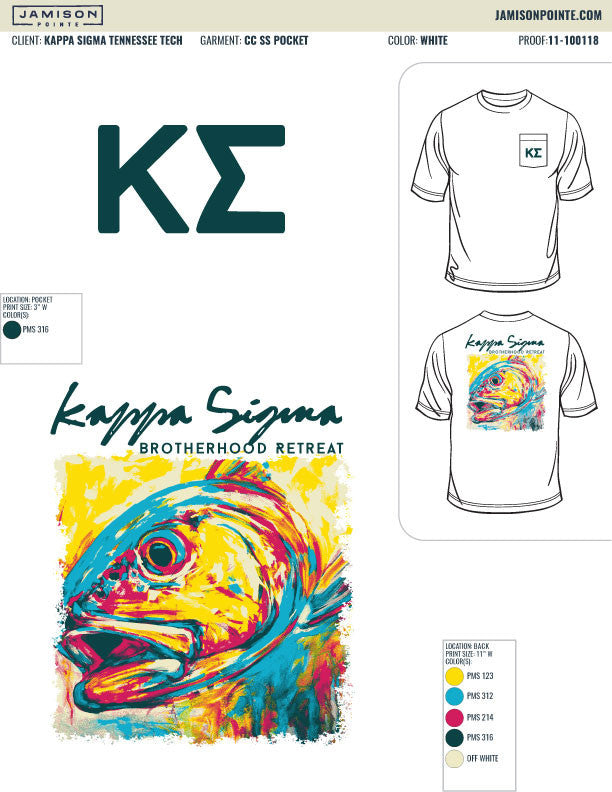 Kappa Sigma Tennessee Tech Brotherhood Retreat T-Shirt
