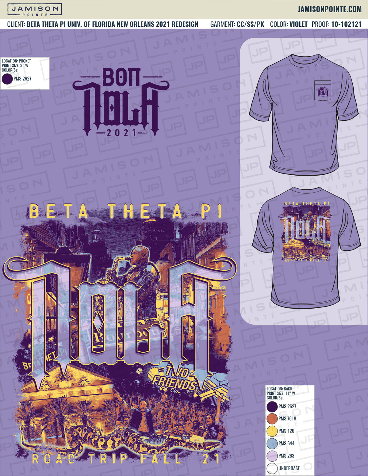 Beta Theta Pi University of Florida Orleans T-Shirt