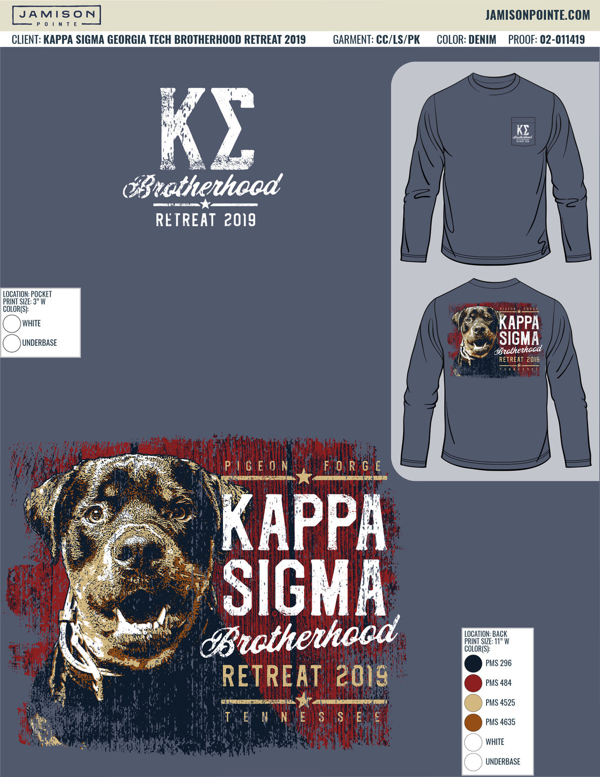 Kappa Sigma Georgia Tech Brotherhood Retreat T-Shirt