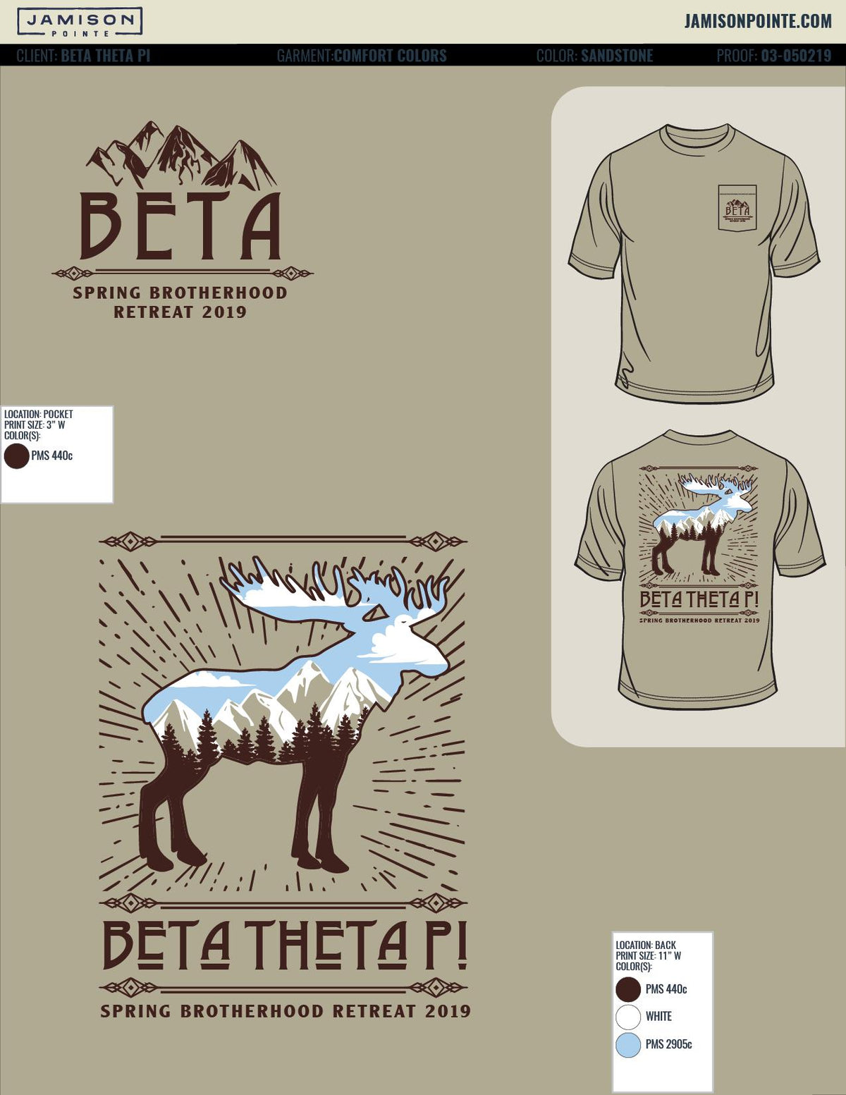 Beta Theta Pi University of Texas at Austin Brotherhood T-Shirt