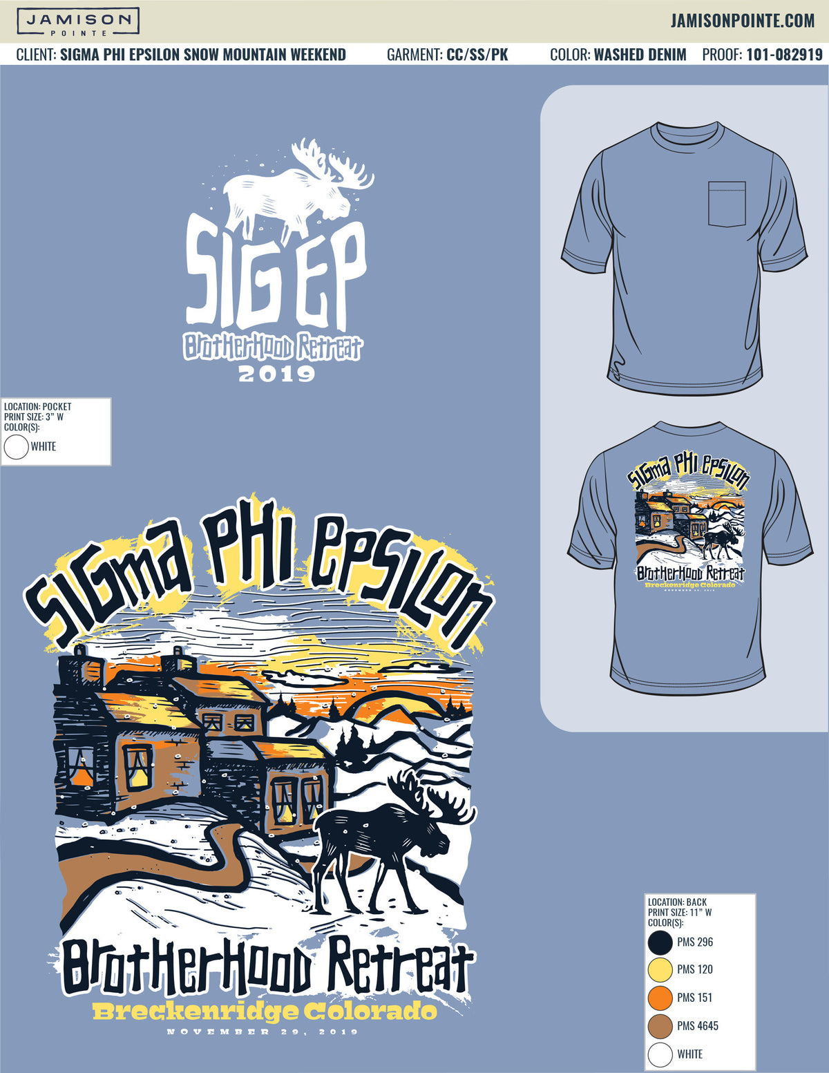 Sigma Phi Epsilon Snow Mountain Weekend T-Shirt