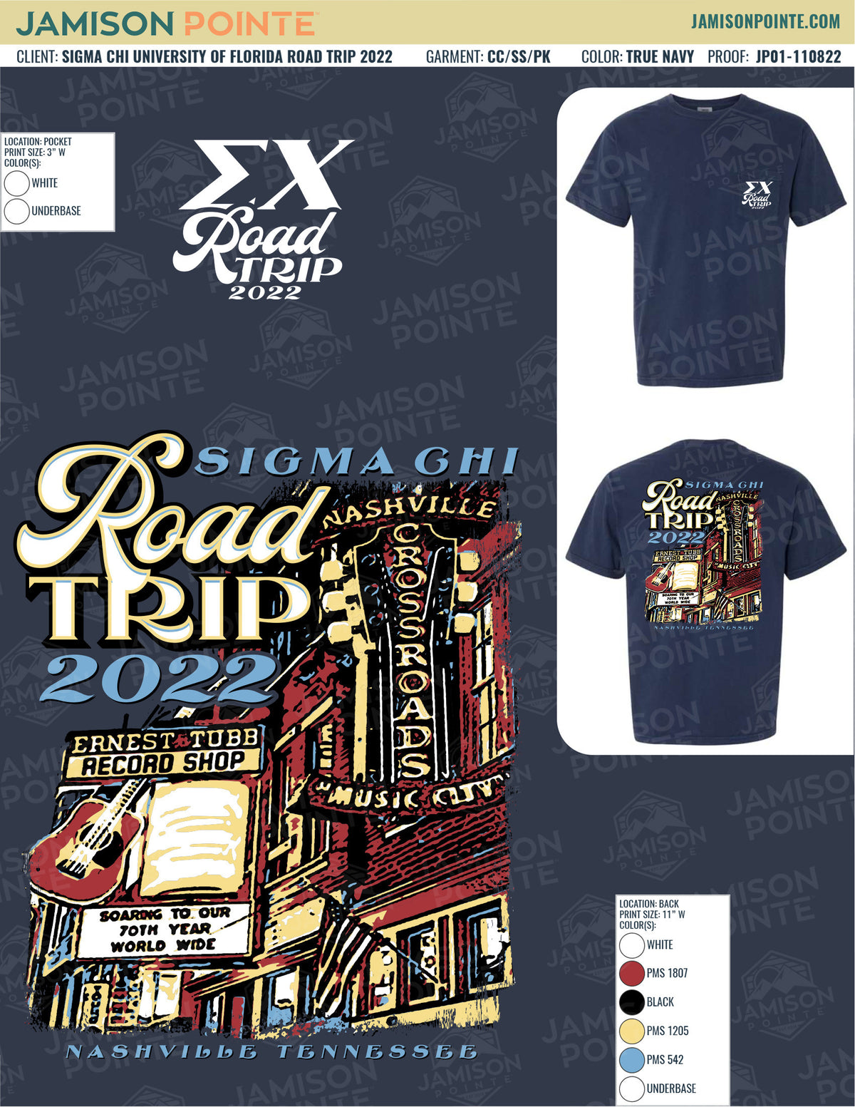 Sigma Chi University of Florida Road Trip T-Shirt