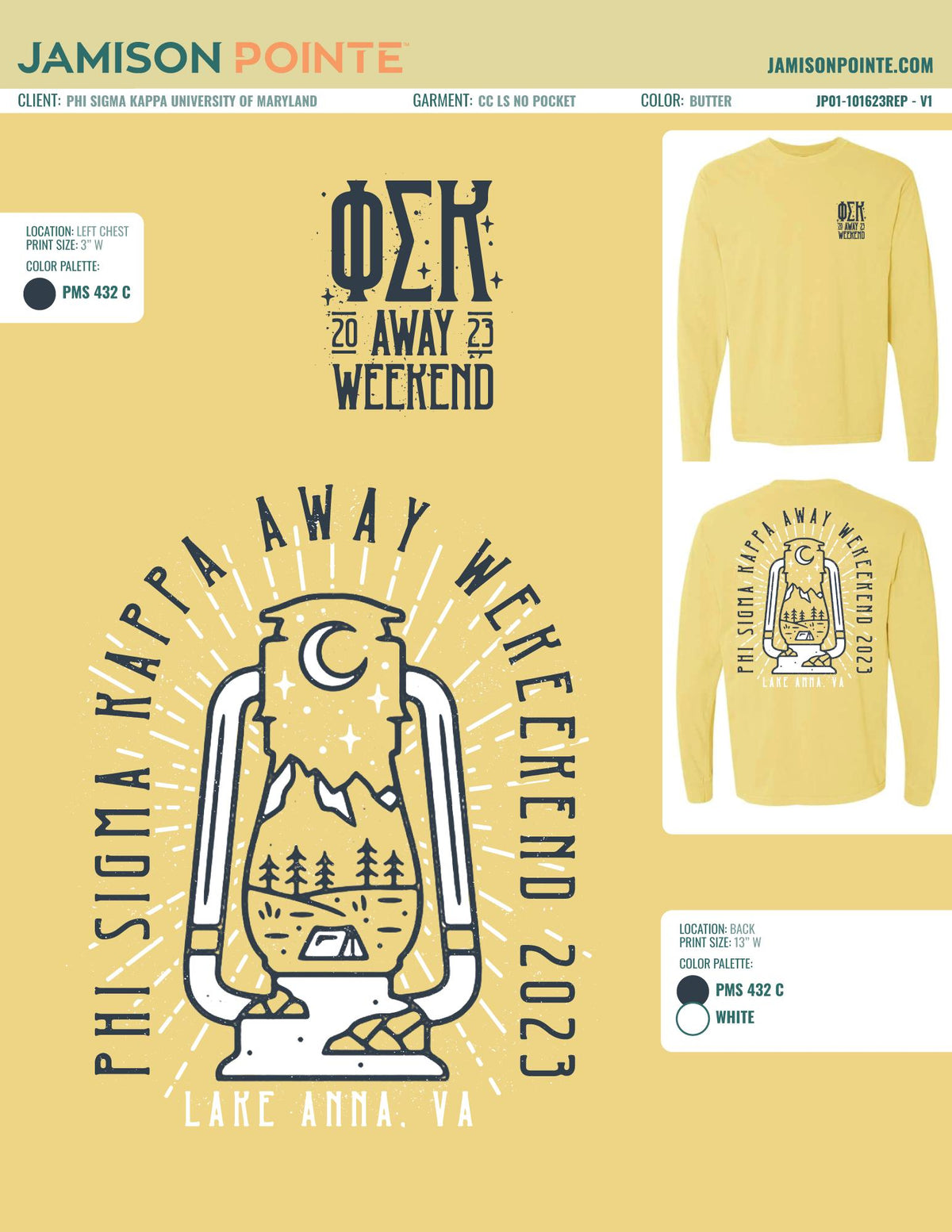 Phi Sigma Kappa University of Maryland Away Weekend T-Shirt