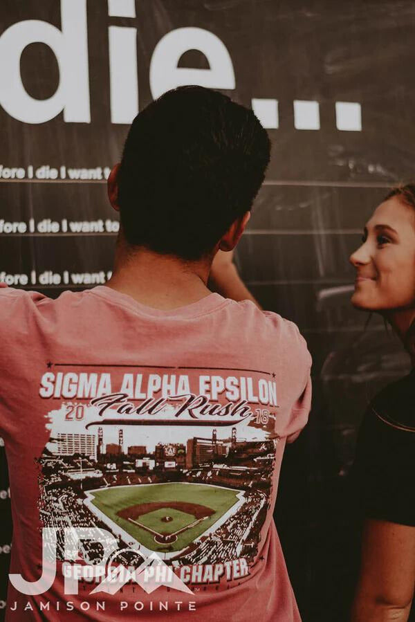 Sigma Alpha Epsilon Baseball Fall Rush Tee