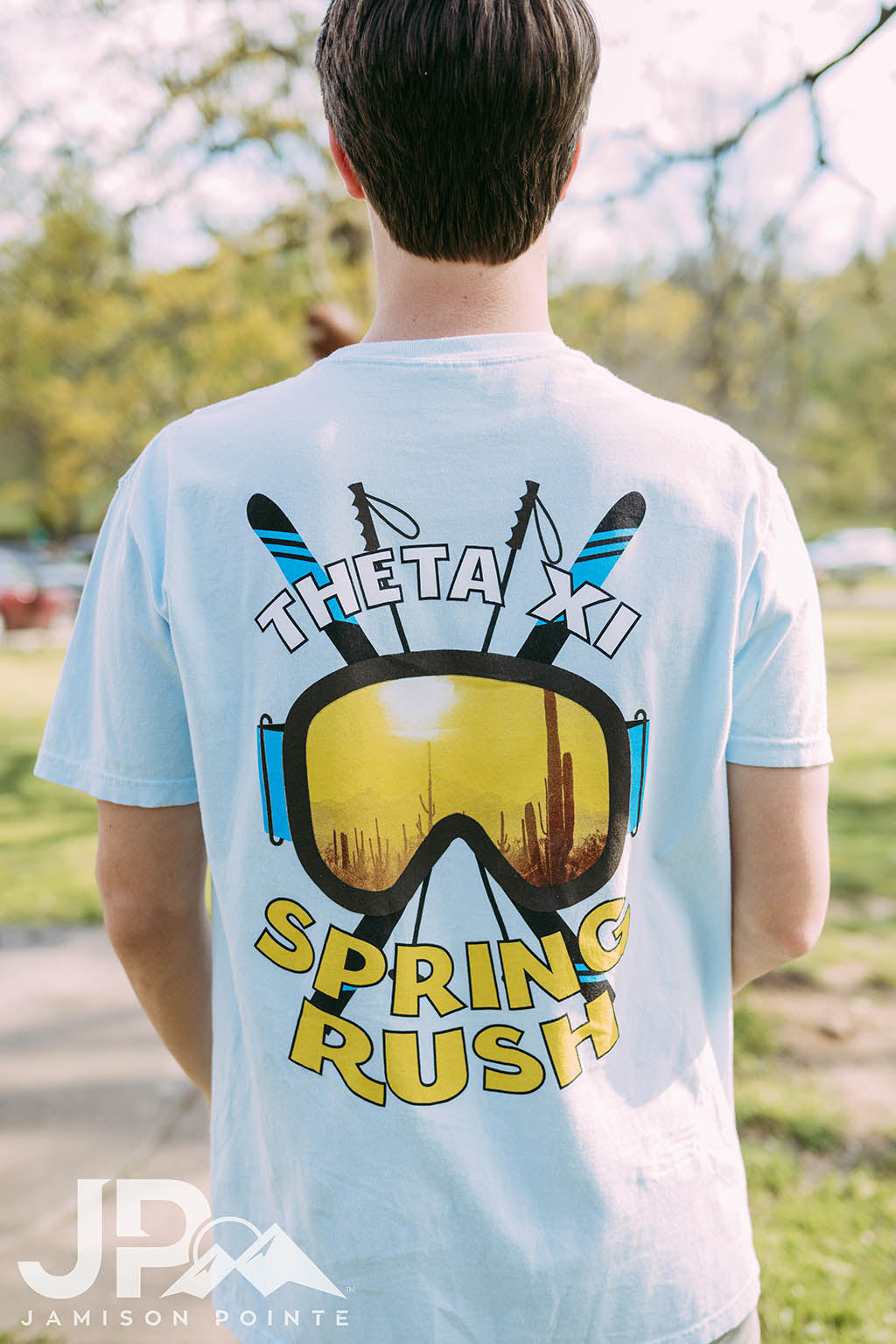 Theta Xi Spring Rush Ski Tshirt