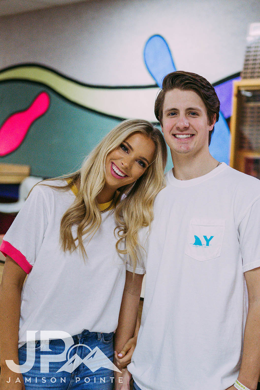 Delta Upsilon Slab Social Shark Tee