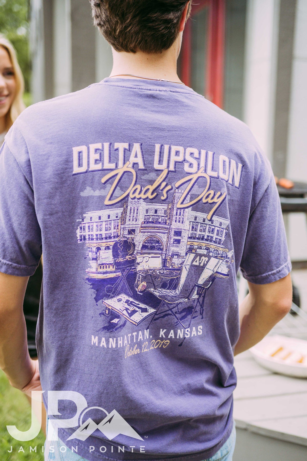 Delta Upsilon Dad&#39;s Day Tailgate Tee