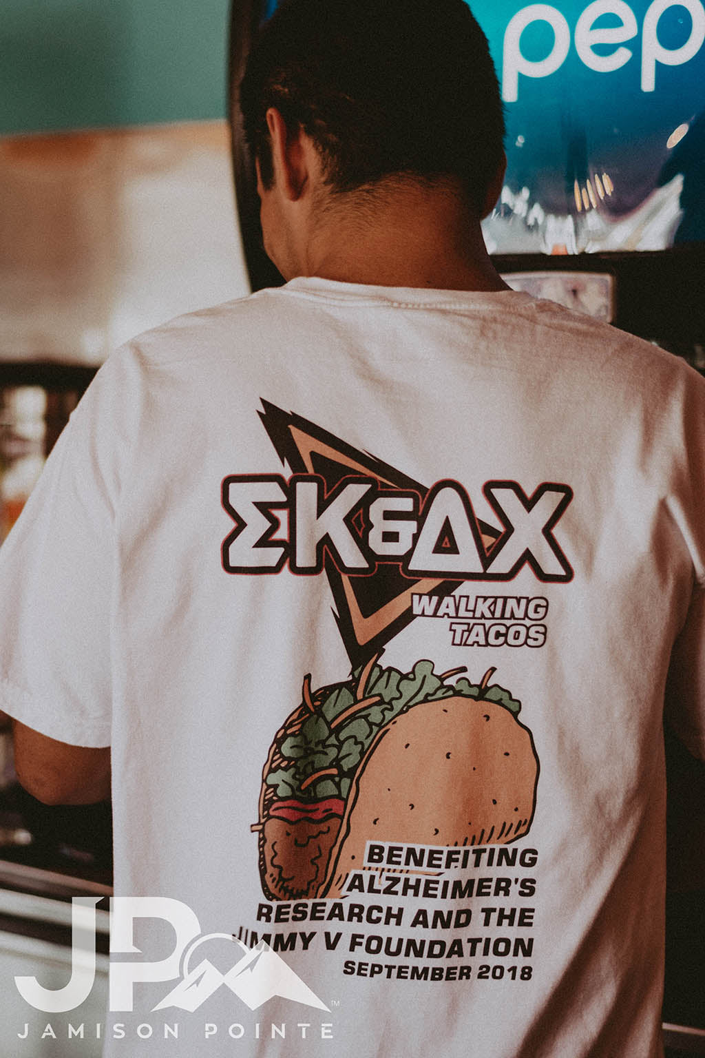 Delta Chi Philanthropy Walking Tacos Tee