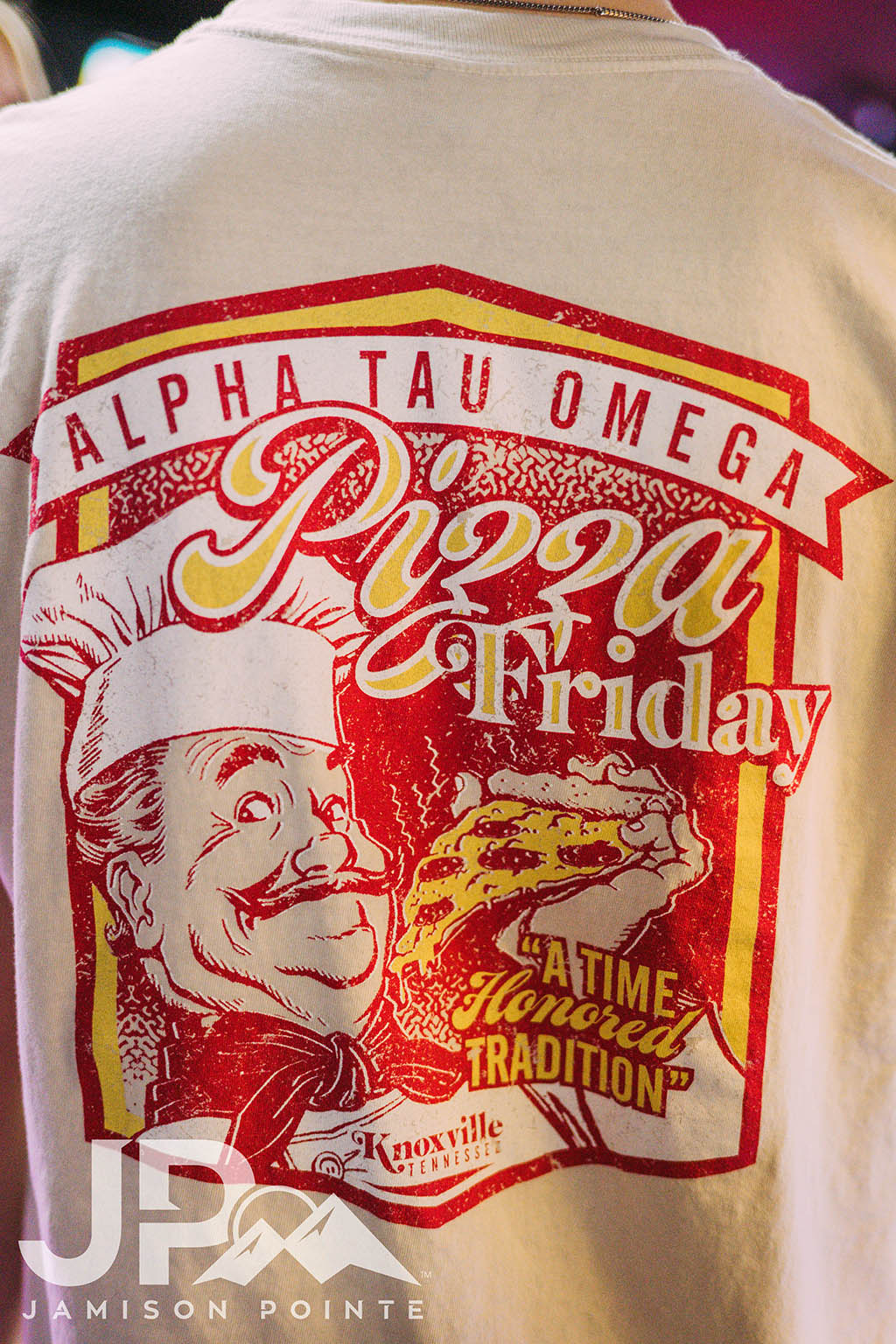 Alpha Tau Omega Philanthropy Pizza Tee