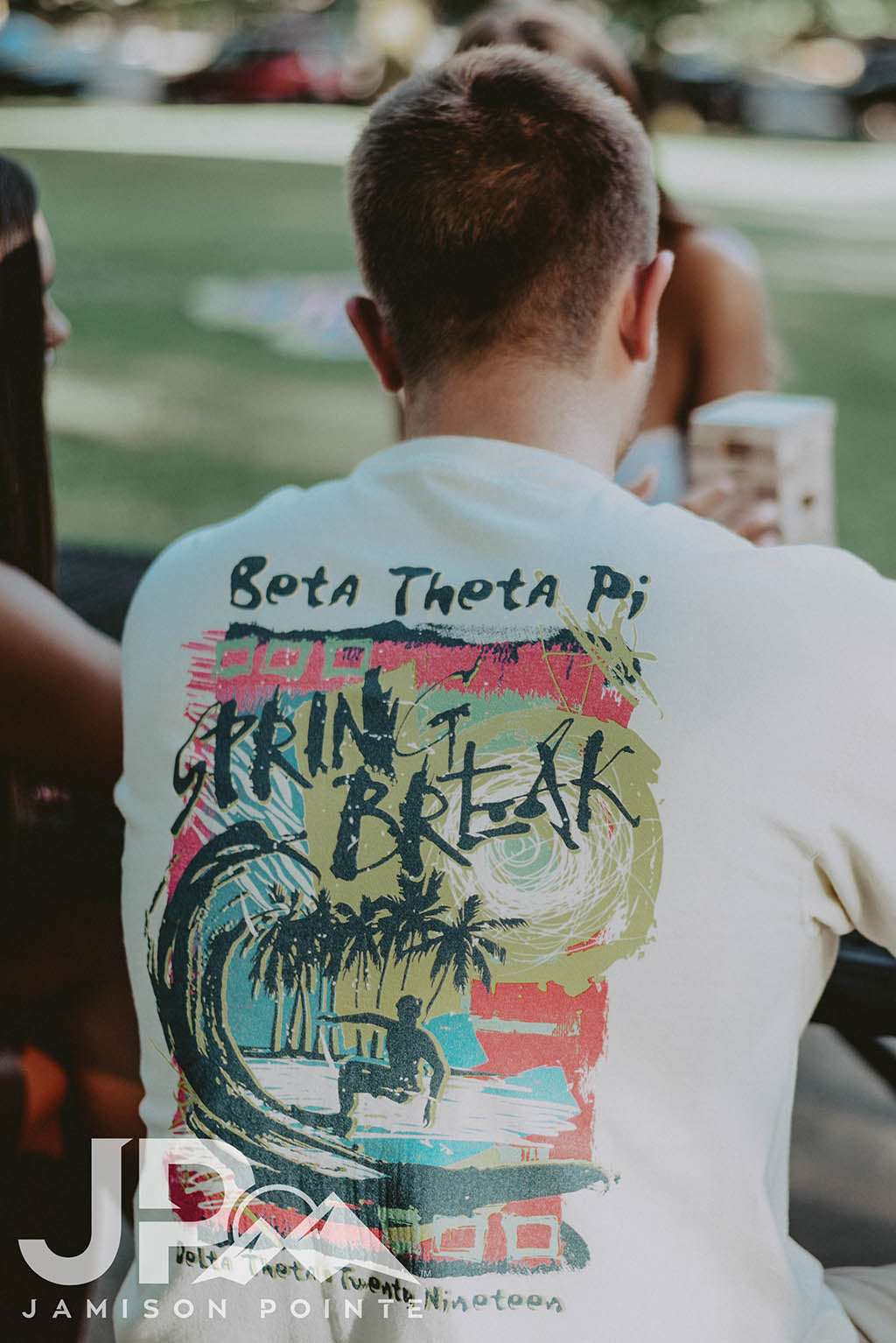 Beta Theta Pi Spring Break Wave Tee