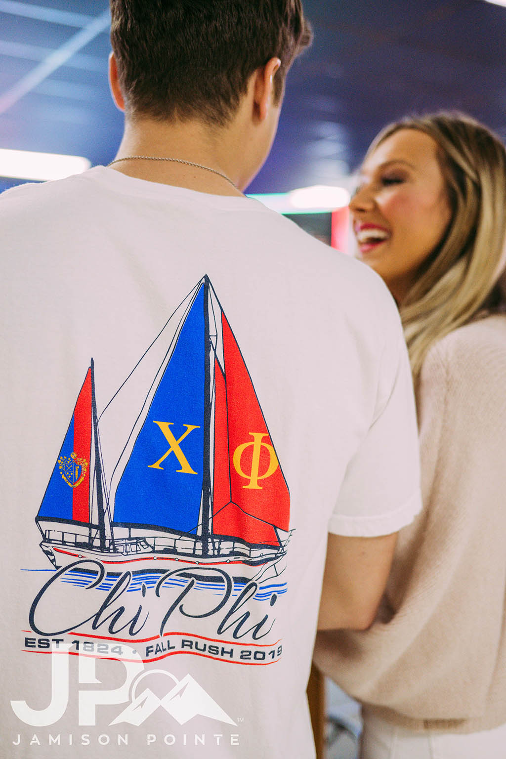 Chi Phi Fall Rush Sailboat Tee