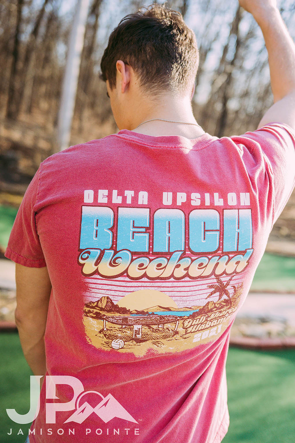 Delta Upsilon Brotherhood Retreat Beach Weekend Tee