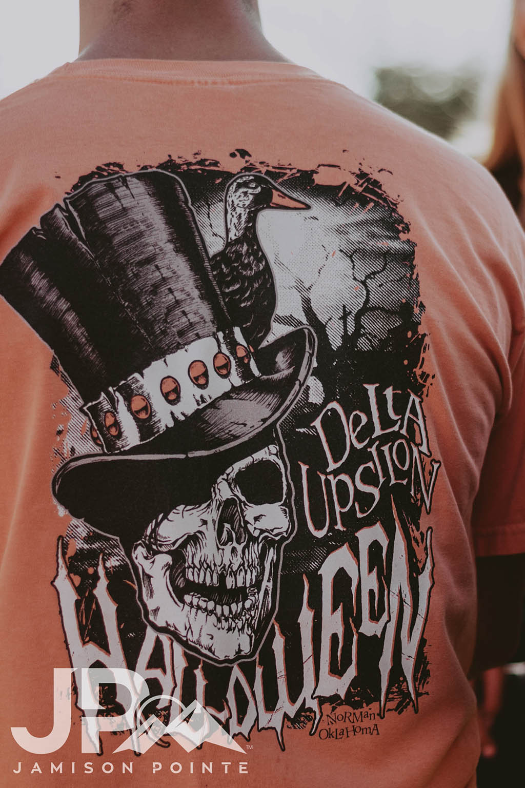 Delta Upsilon Halloween Top Hat Tee