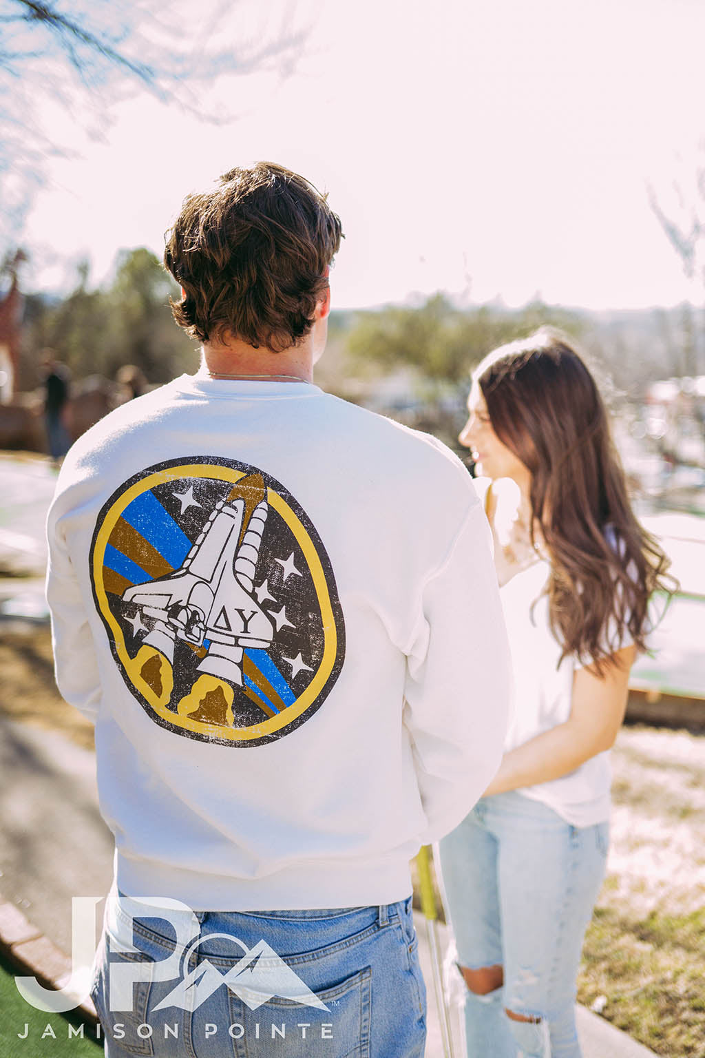 Delta Upsilon PR Space Ship Sweatshirt