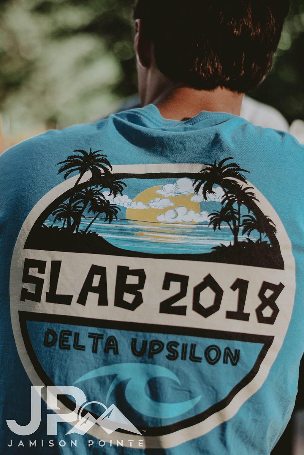 Delta Upsilon Slab Social tee