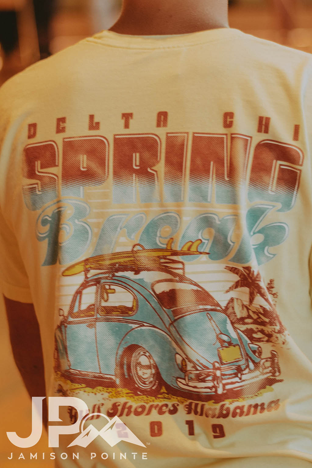 Delta Upsilon Spring Break Vintage Car Tee