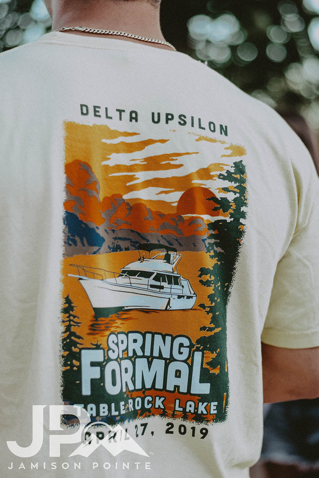 Delta Upsilon Spring Formal Boat Tee