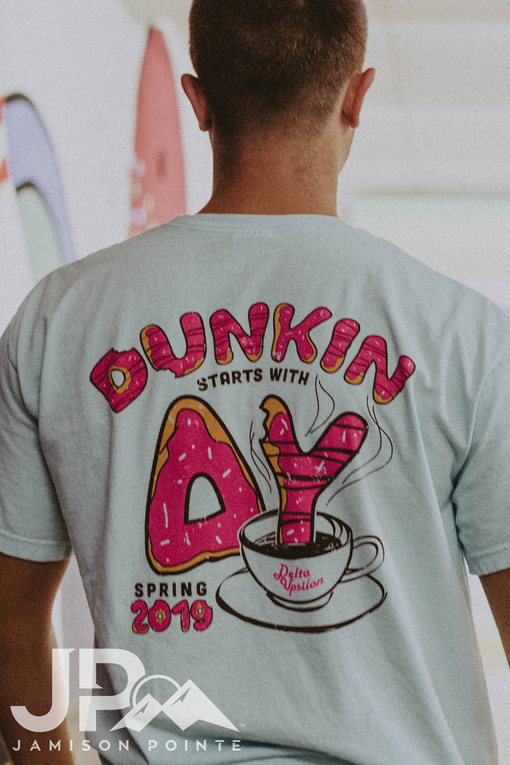 Delta Upsilon Spring PR Donut Tee