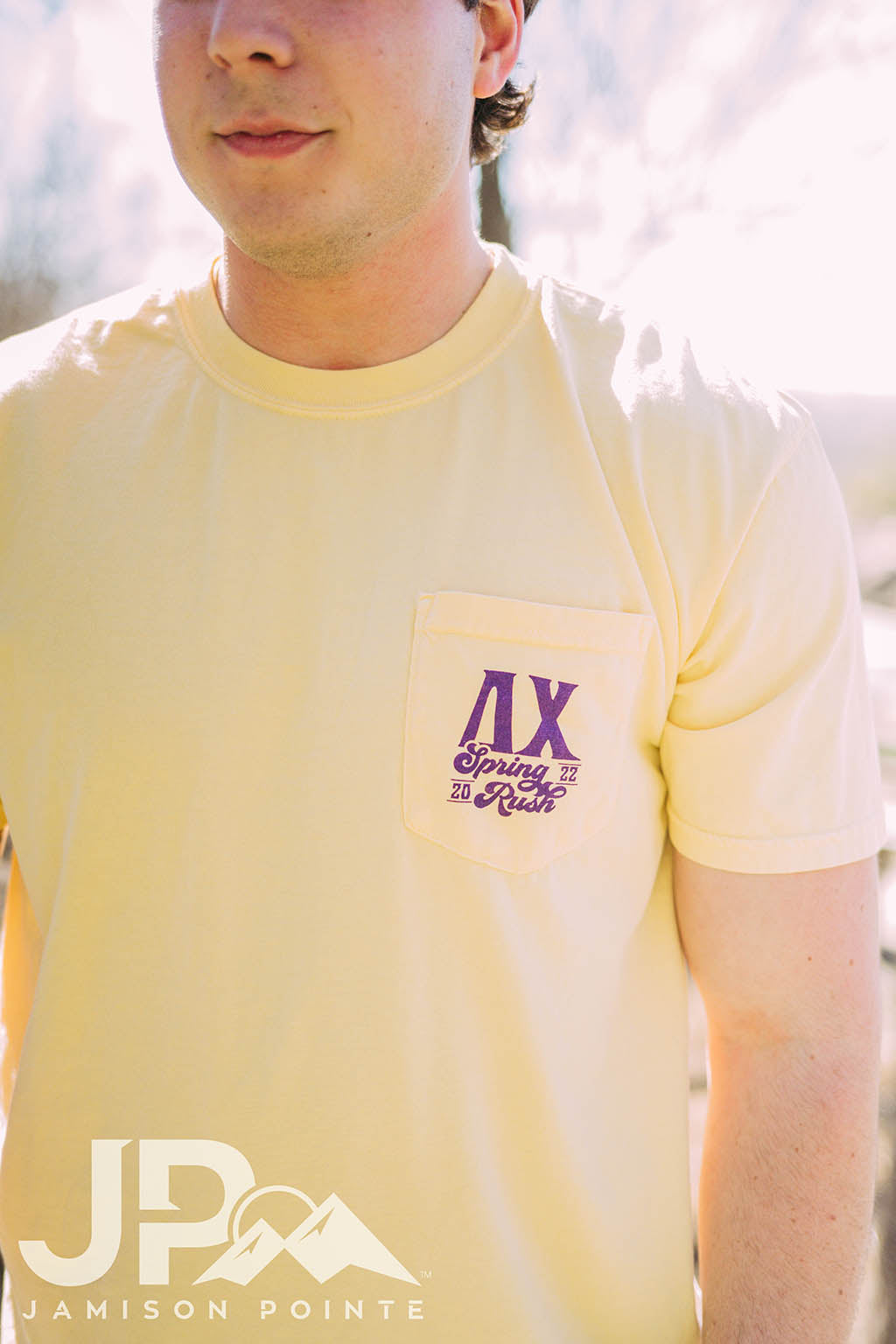 Delta Chi Spring Rush Colorful Landscape Tee