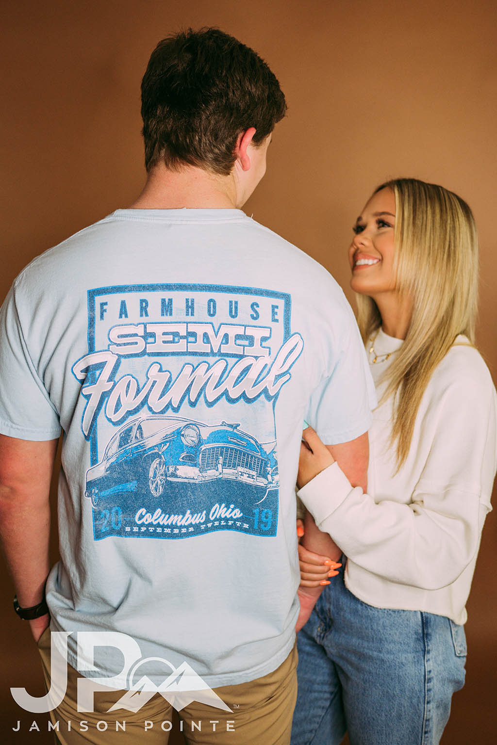 Farmhouse Classic Car Semi Formal Tee