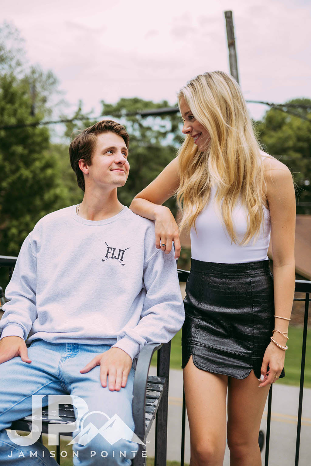 Phi Gamma Delta Dad&#39;s Weekend Ash Gray Sweatshirt
