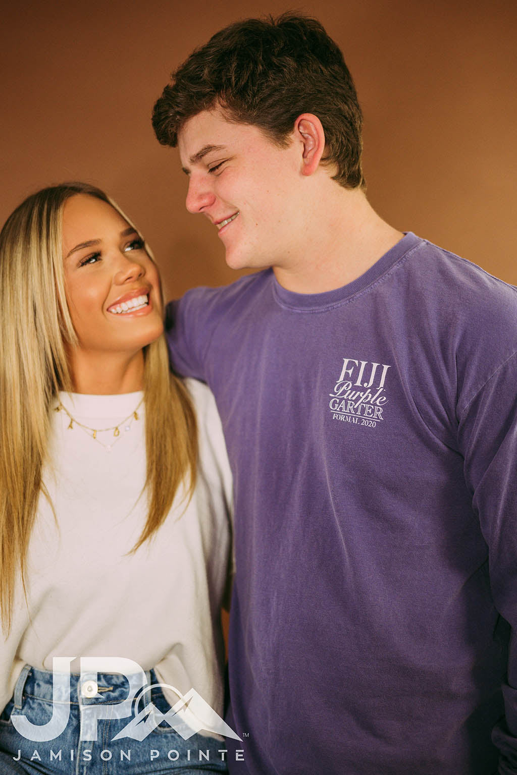 Phi Gamma Delta Purple Garter Formal Tee