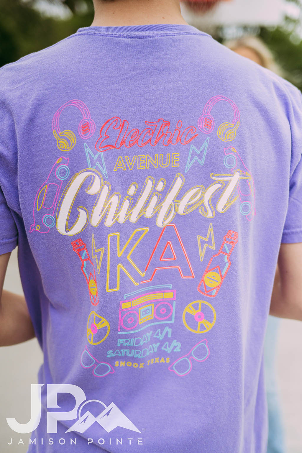 Kappa Alpha Chilifest Retro Purple Tee