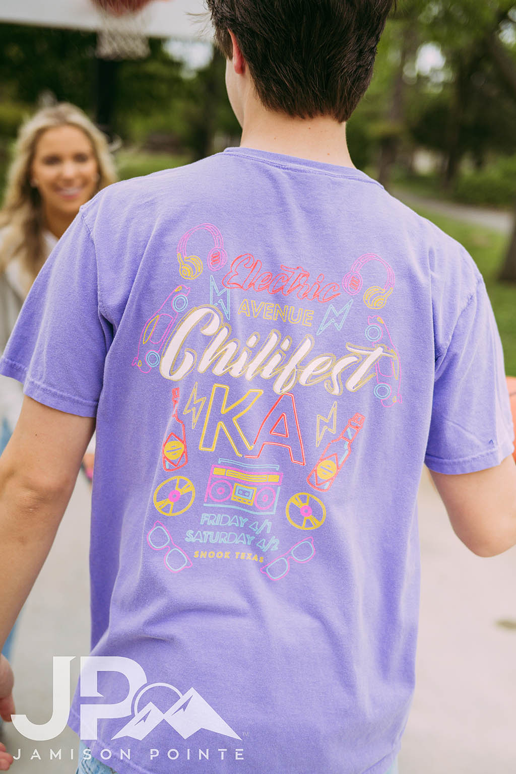 Kappa Alpha Chilifest Retro Purple Tee