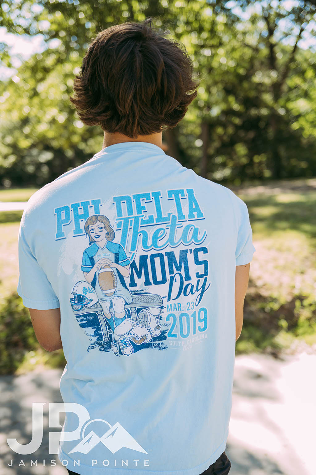 Phi Delta Theta Moms Day Football Tee - Jamison Pointe