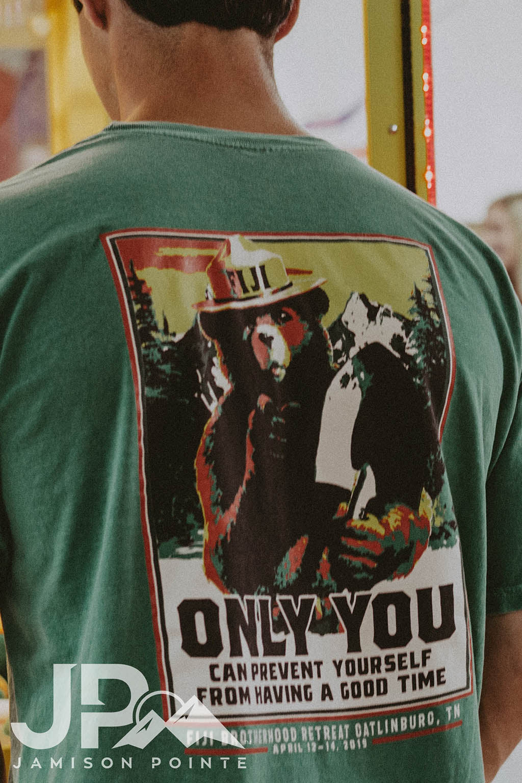 Phi Gamma Delta Brotherhood Retreat Smokey Bear Tee
