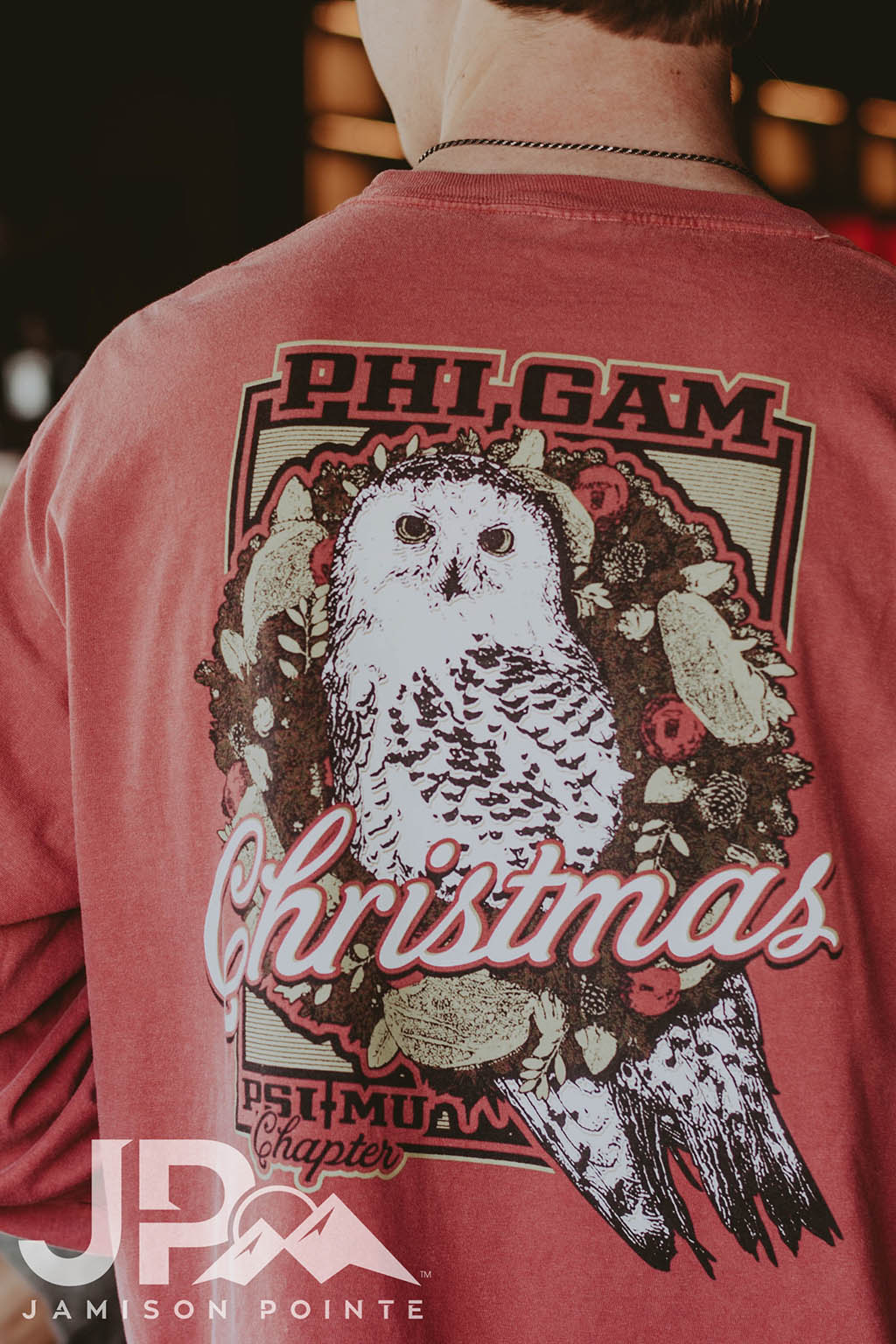 Phi Gamma Delta Christmas Snow Owl Tee