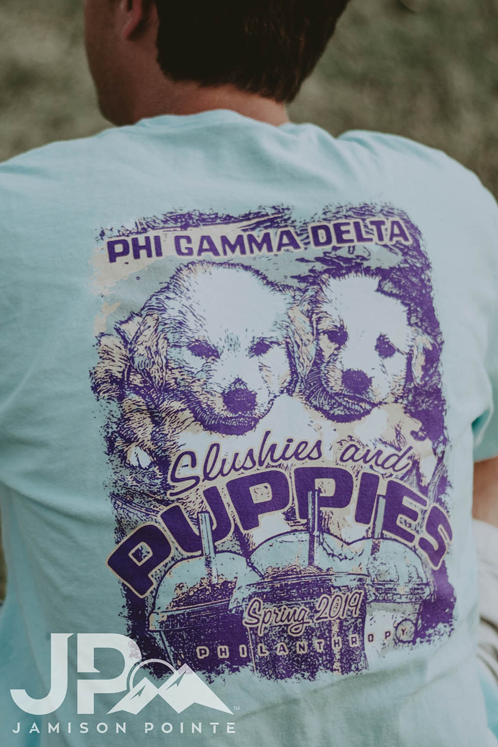 Phi Gamma Delta Philanthropy Slushies and Puppies Tee