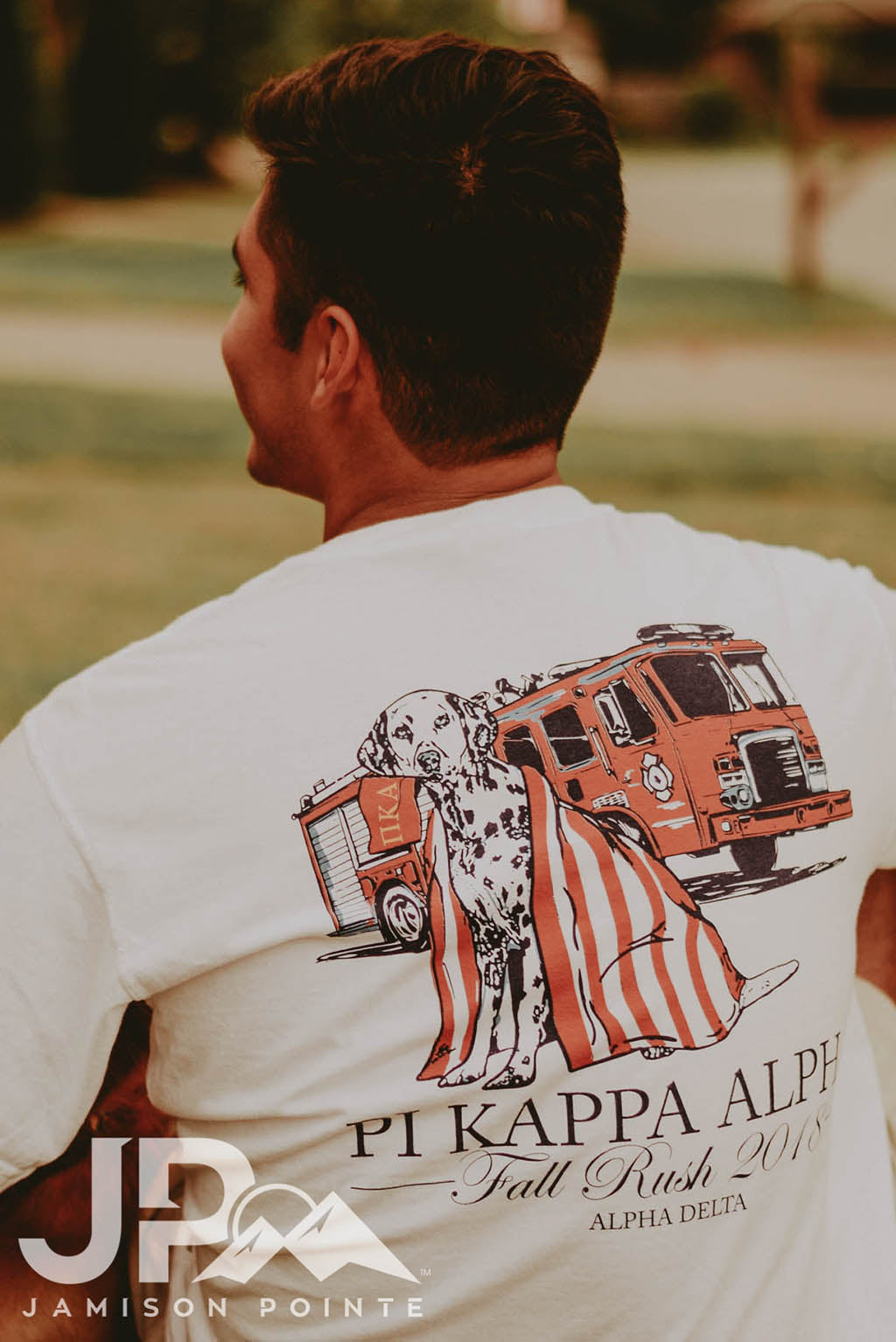 Pi Kappa Alpha Fall Rush Fire Truck Tee