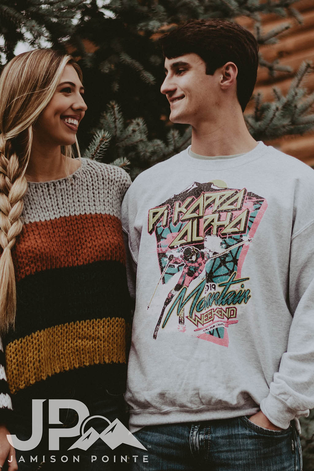 Pi Kappa Alpha Mountain Weekend Retro Ski Sweatshirt