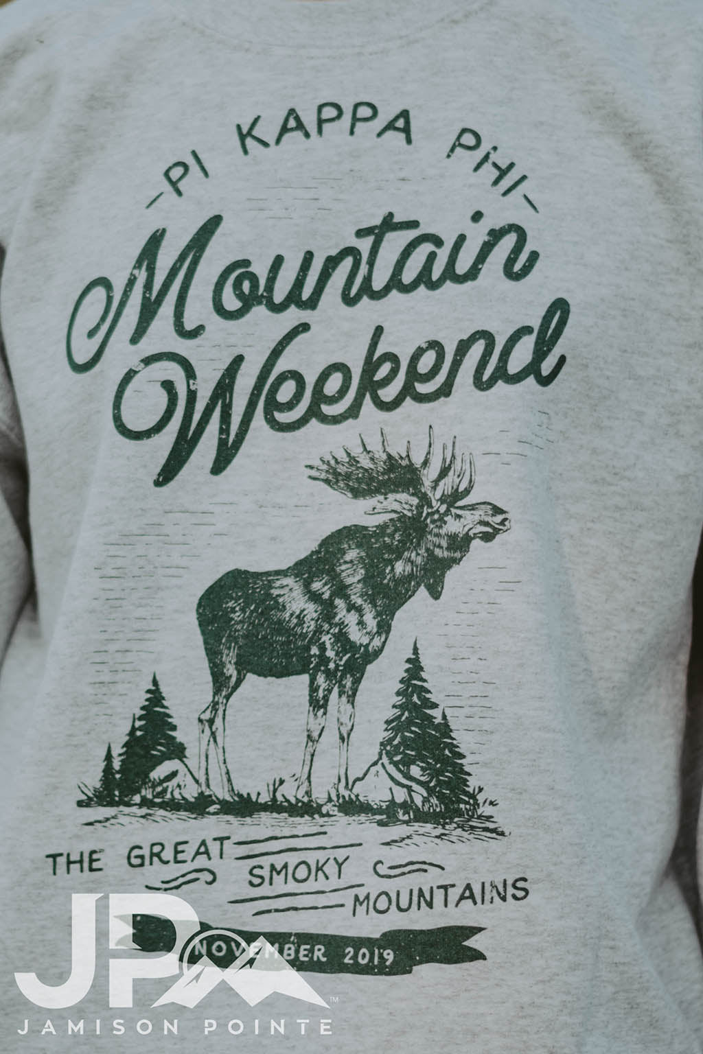 Pi Kappa Phi Mountain Weekend Moose Sweatshirt