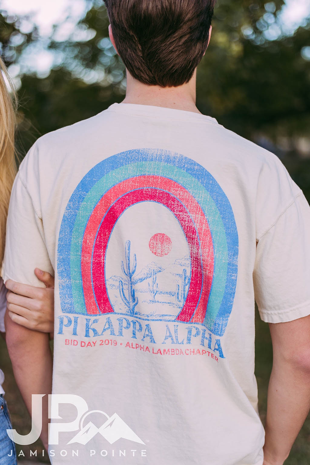 Pi Kappa Alpha Bid Day Desert Rainbow Tee