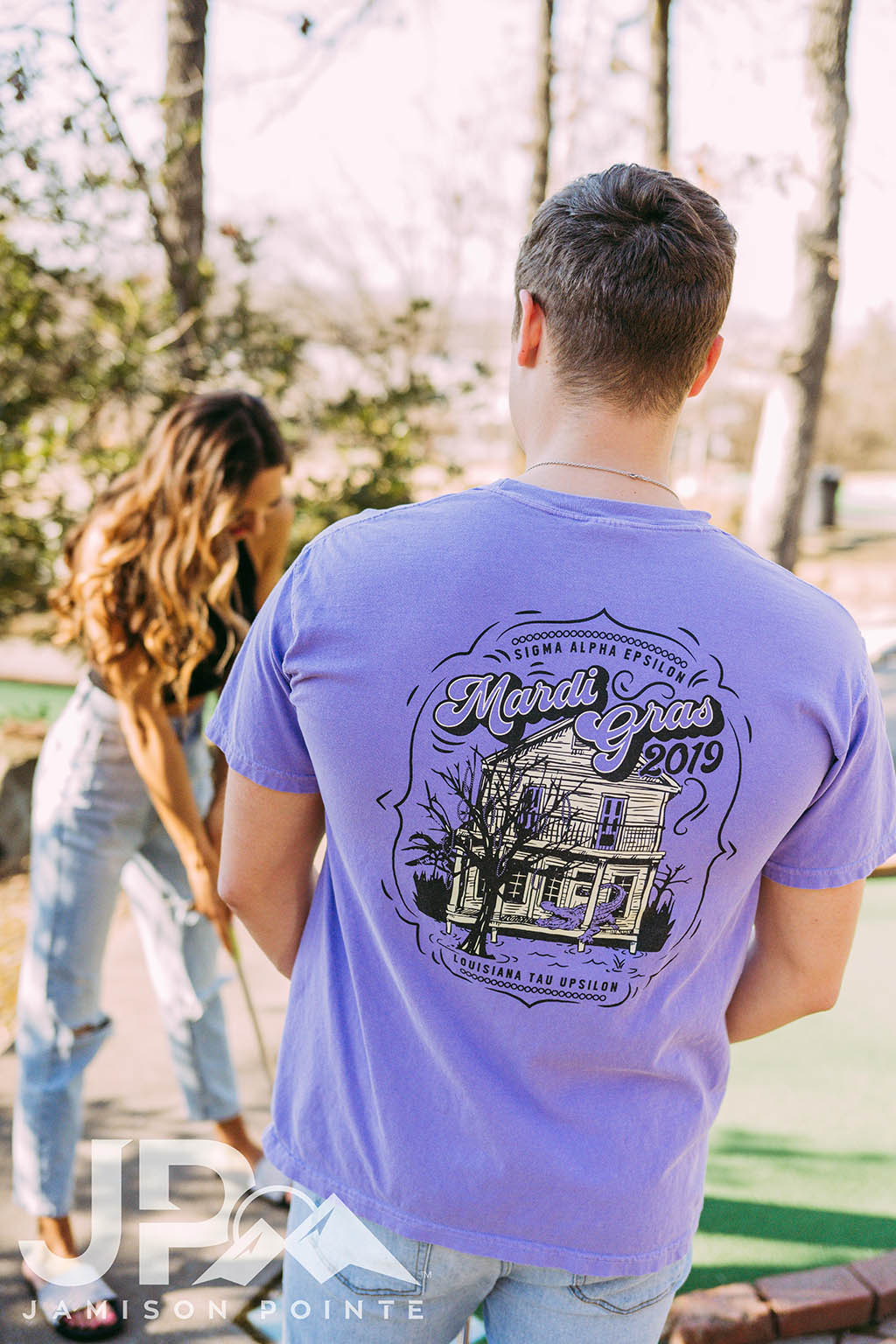Sigma Alpha Epsilon Mardi Gras House Tee
