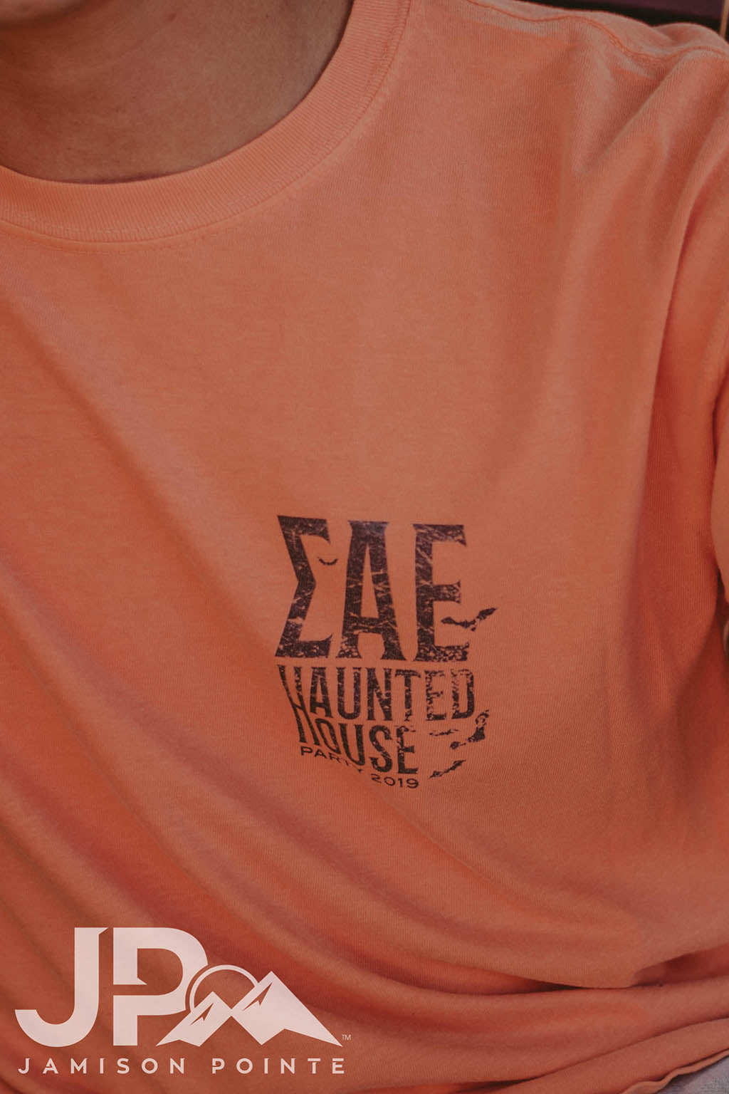 Sigma Alpha Epsilon Halloween Haunted House Tee