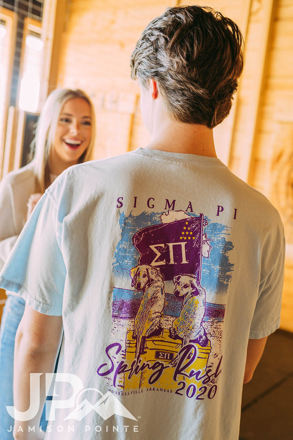 Sigma Pi Spring Rush Puppy Beach Tee