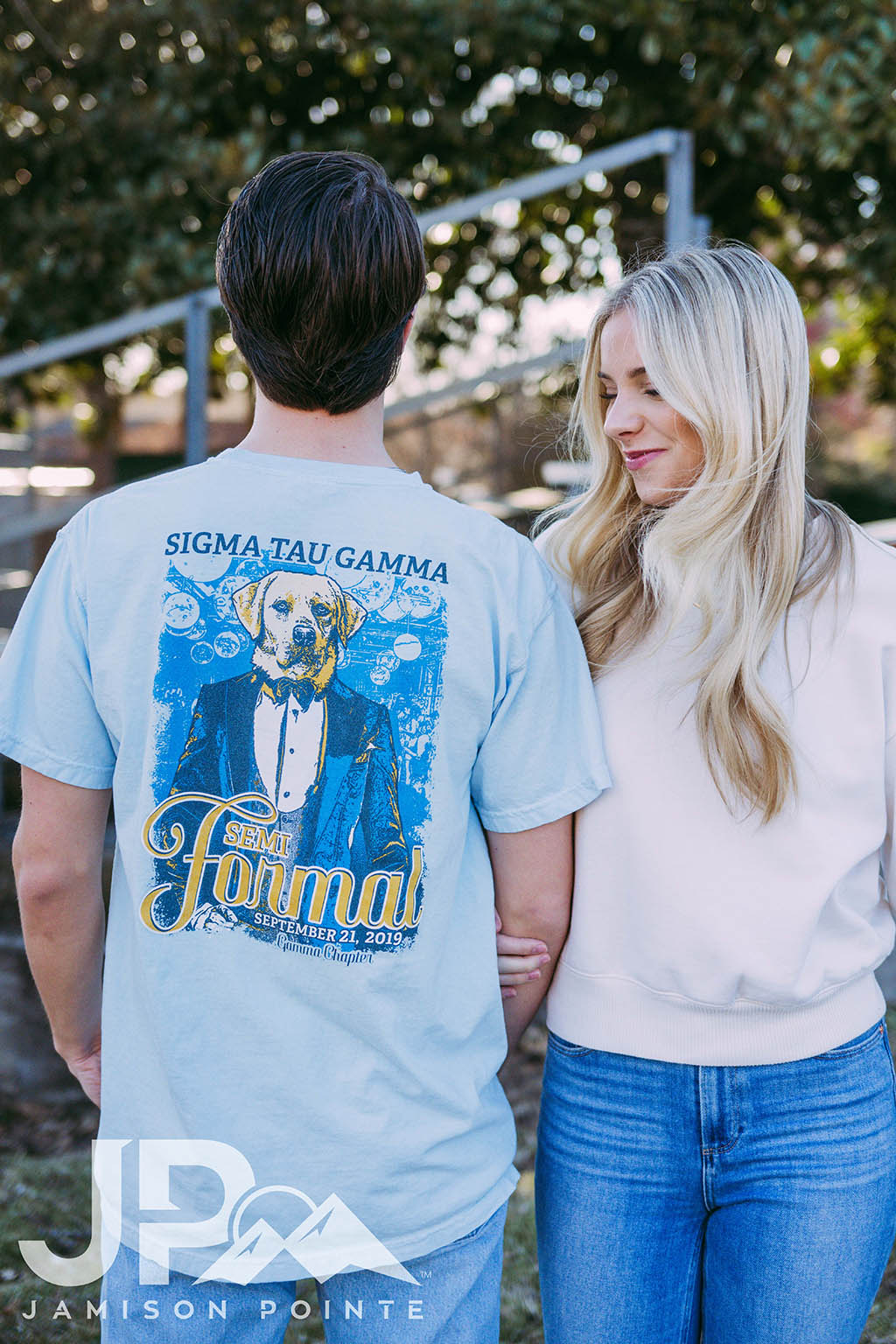 Sigma Tau Gamma Semi-Formal Dog Tux Tee