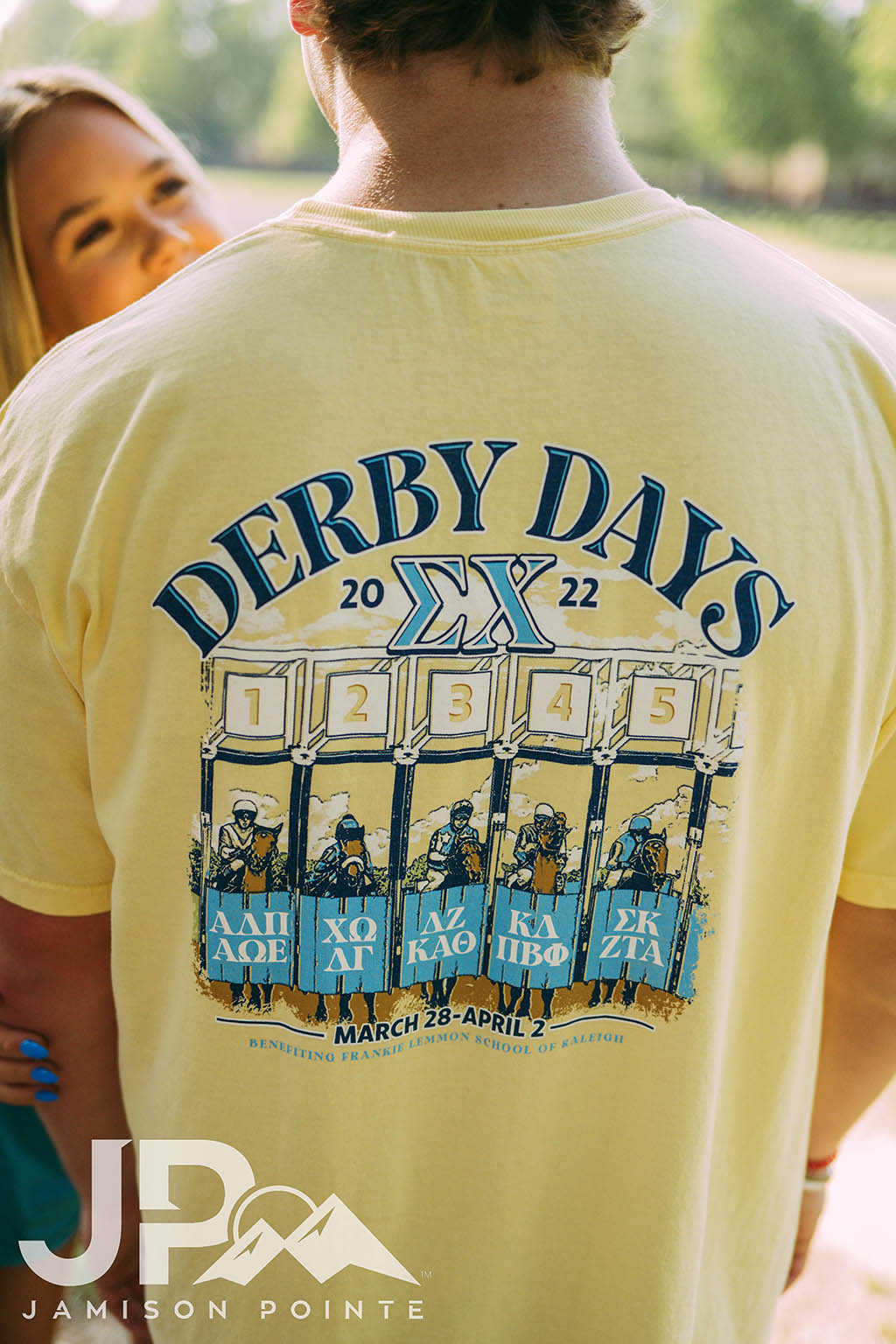 Sigma Chi Derby Days Yellow Tee