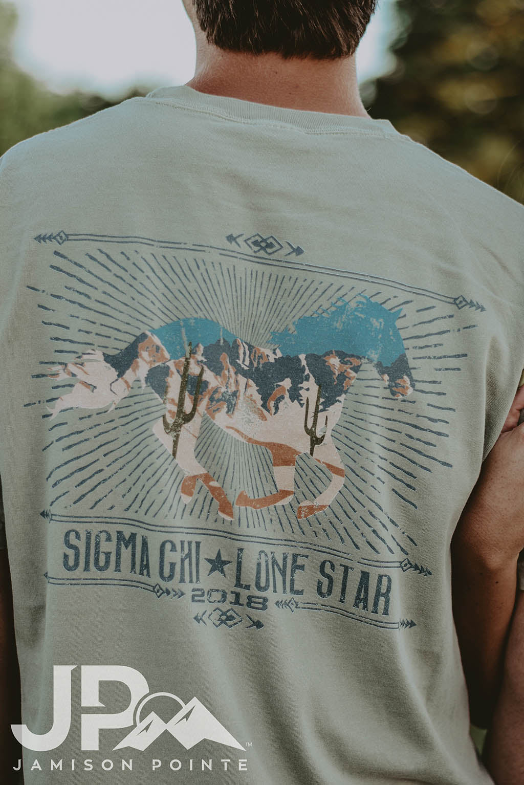 Sigma Chi PR Lone Star Horse Tee